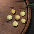 Lichtdurchlässige Bodhi-Wurzelperlen für DIY-Schmuck in 10mm und 13,5mm Größe - Stil 12 (10*13.5mm/Öffnung 1.3mm)
