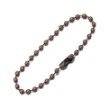 Dettaglio catena a sfere in ferro bronzo antico con connettore per portachiavi ed etichette - 10 Pezzi (Lunghezza Circa 11-12cm) / Rosso Antico
