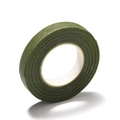 Nastro floreale in carta crespa verde scuro per steli di fiori DIY e decorazioni - 1 rotolo / verde oliva