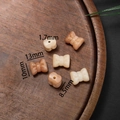 Geschnitzte Schmetterlingsperlen aus Bodhi-Wurzel für DIY-Schmuck, 13x10 mm Größe - Stil 32 (10*13mm/Öffnung 1.7mm)