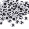 Primer plano de ojos móviles de plástico para manualidades creativas de muñecas y DIY - Aprox. 6mm