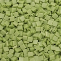 Macro shot of light green rectangular two-hole glass spacer beads for DIY jewelry making - Large (100 Pieces/Pack) / Light Green