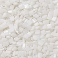 Macro view of white square Tila beads with dual parallel holes for DIY jewelry - Large (100 Pieces/Pack) / White