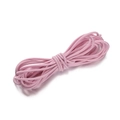 Detalle de cordón elástico rosa de nylon 2mm para joyería DIY y accesorios del cabello - 2m / Rosa (01#)