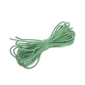 Cordón elástico de nailon verde claro de 2mm con textura tejida para accesorios DIY - 2m / Verde Menta (05#)