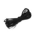 Cordón de nylon negro de 2mm elástico para joyería DIY y accesorios de pelo - 1.5mm x 2m / Negro