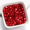 6/8mm red resin cat-eye effect round spacer beads for DIY necklace and jewelry making - 6mm / Red
