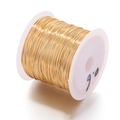 Λεπτομέρεια ρολού χάλκινου σύρματος 18K 0,4mm για χειροποίητη κατασκευή κοσμημάτων DIY - 0.6mm (περίπου 10m/Σακούλα) / KC Χρυσό