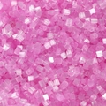 2-3mm pink ribbed glass tube beads for DIY bracelet and necklace jewelry making - 2mm (0.8mm Hole) / Approx 500 Pieces / Rose Red