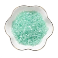 Mint green 2-3mm frosted tube beads for DIY jewelry making in a white ceramic dish - 3mm (1mm Hole) / Approx 300 Pieces / Green