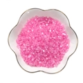 Pink macaron 2mm/3mm tube glass beads for DIY jewelry making displayed in a white bowl - 3mm (1mm Hole) / Approx 300 Pieces / Rose Red
