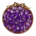 10mm purple cracked glass beads with frosted ice crackle finish for DIY jewelry - 20 Pieces/Pack (10mm) / Purple