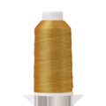Einzelne Rolle glänzendes Gold-Metallgarn für DIY-Schmuck und chinesische Knoten - 9 Fäden (0.6mm/350m) / Gold