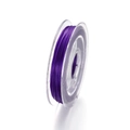 Deep purple 0.8mm elastic crystal string on transparent spool for DIY jewelry making - Purple