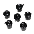 14mm schwarze Metallglocken mit glänzendem Lack für DIY-Handwerk und Haustierzubehör - Schwarz