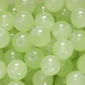 Perles en verre translucide vert clair avec finition lisse pour bijoux et bracelets DIY - 10mm / 50 Pièces / Vert Pomme