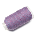 Dettaglio del cordoncino in cotone intrecciato da 1,2 mm rosa e azzurro su rocchetto - 10m/Confezione (Circa 9g) / Intrecciato Rosa e Blu Chiaro(M4)