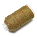 Detail von 1,2mm mehrfarbigem geflochtenem Baumwollfaden auf einer Klarsichtspule - 10m/Packung (ca. 9g) / Rot Gelb Grün Farbverlauf(M8)
