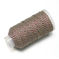 Detail von 1,2 mm buntem Baumwollfaden mit spiralförmigem Geflecht auf einer Spule - 10m/Packung (ca. 9g) / Vierfarbig Gemischt(M32)