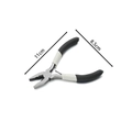 5-inch multifunctional jewelry pliers with black and white non-slip ergonomic handles - 1 Piece / Combination Pliers