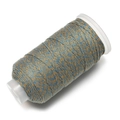 Detail von 1,2 mm zweifarbigem blau-gelbem geflochtenem Baumwollfaden auf Spule - 10m/Packung (ca. 9g) / Blau und Ingwer Gemischt(M40)