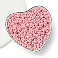 Bulk 4mm pastel pink double-hole peanut acrylic beads for DIY jewelry making - Solid Pink