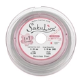 Detail of 0.3mm 100m Japanese nylon coated stainless steel 1x7 beading wire spool - 0.3mm Steel Color