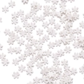 Perline fiocco di neve bianche in argilla per nail art e gioielli di Natale - Stile Fiocco di Neve / 20g (circa 550 pezzi) / Bianco