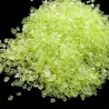 Macro shot of light green iridescent irregular glass shards for DIY nail art and fillers - 20g/Pack / Green
