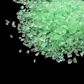 Éclats de verre cristal vert clair irisé pour le nail art et décoration artisanale DIY - Grand Paquet de 450g / Vert clair