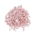 Vue détaillée de pierres en verre brisé or rose pour résine et décoration - Rose