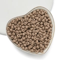 Perline in acrilico kaki in ciotola a cuore per creazione di gioielli fai da te - 100 Pezzi/Confezione / Cachi