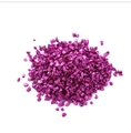 Fragments de verre concassé magenta pour décoration DIY et aménagement, pack de 450g - Mauve Clair
