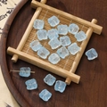 Perline di leone in vetro azzurro traslucido da 11,5 mm per gioielli e braccialetti fai da te - Perla di Leone (AC3894) / 20 Pezzi (11.5x11.5mm) / Blu