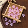 DIY jewelry beads in translucent purple gradient glass with intricate relief patterns - Lion Bead (AC3894) / 20 Pieces (11.5x11.5mm) / Purple