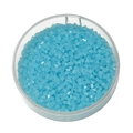 Perle a triangolo in vetro blu cielo da 2mm sfaccettate per gioielli fai-da-te in scatola - Lucentezza Porcellana - Blu