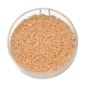 Perline in vetro sfaccettate arancione chiaro 2mm in contenitore per gioielli fai da te - Lucentezza Porcellana - Arancione Chiaro