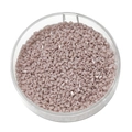 Perline a triangolo in vetro rosa antico da 2mm per gioielli fai-da-te in scatola - Lucentezza Porcellana - Viola Chiaro
