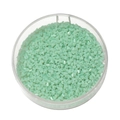 Perline triangolari in vetro verde menta 2mm per gioielli fai da te in scatola - Lucentezza Porcellana - Verde Menta