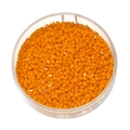 Perline triangolari arancioni da 2mm in vetro per gioielli fai-da-te in contenitore - Lucentezza Porcellana - Arancione
