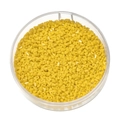 Perline a triangolo gialle da 2mm in scatola tonda per gioielli fai-da-te - Lucentezza Porcellana - Giallo