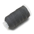 1,2 mm dunkelgraublau und goldene Metallik-Baumwollschnur für DIY-Schmuckflechten - 10m/Packung (ca. 9g) / Dunkelgraublau mit Goldfaden(J19)