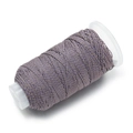 Violette und goldene 1,2mm Baumwollschnur ohne Elastizität auf Kunststoffspule - 10m/Packung (ca. 9g) / Lila mit Gold Gemischt(J06)