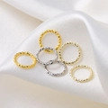 Textured 18K gold and silver plated jump rings for DIY handmade jewelry making. - 1x6mm (20 Pieces/Pack) / Mixed Colors Color Retention Closed Ring