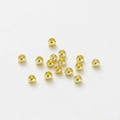 Flat 14K/18K gold plated spacer beads for DIY jewelry making necklaces and bracelets - 1.5mm (100 Pieces/Pack) / 14K Gold