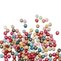 Gekleurde acryl alfabet kralen met gouden letters voor DIY sieraden maken - 100 Stuks/Verpakking / Meerkleurig
