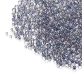 Iridescent glass bubble beads for DIY nail art and jewelry making in vibrant violet tones - Gray