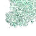 Iridescent mint green glass bubble beads for DIY nail art and craft decoration - Light Green