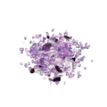 Mixed iridescent irregular amethyst glass sand stones for DIY nail art and filler - Purple Series 3