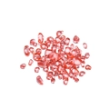Gravier de verre translucide rouge orange 3-8mm poli pour aquarium et décoration DIY - 20g par Paquet / Rouge pastèque